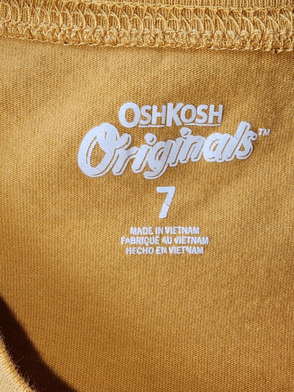 OshKosh B'gosh Originals Long Sleeve "Ride On Dude" Moto Graphic Tee Size 7 - Picture 3 of 10